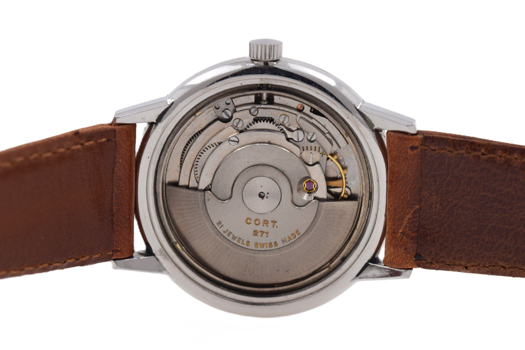 Cortébert Orologi: Cortebert Vintage Automatic Uhr Kaliber 271 - Neuwertig – Usato da Arni AG venduto da magnetKRAFT 6