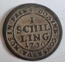 KANTONALMÜNZE ZÜRICH - 1 SCHILLING - JAHR 1730
