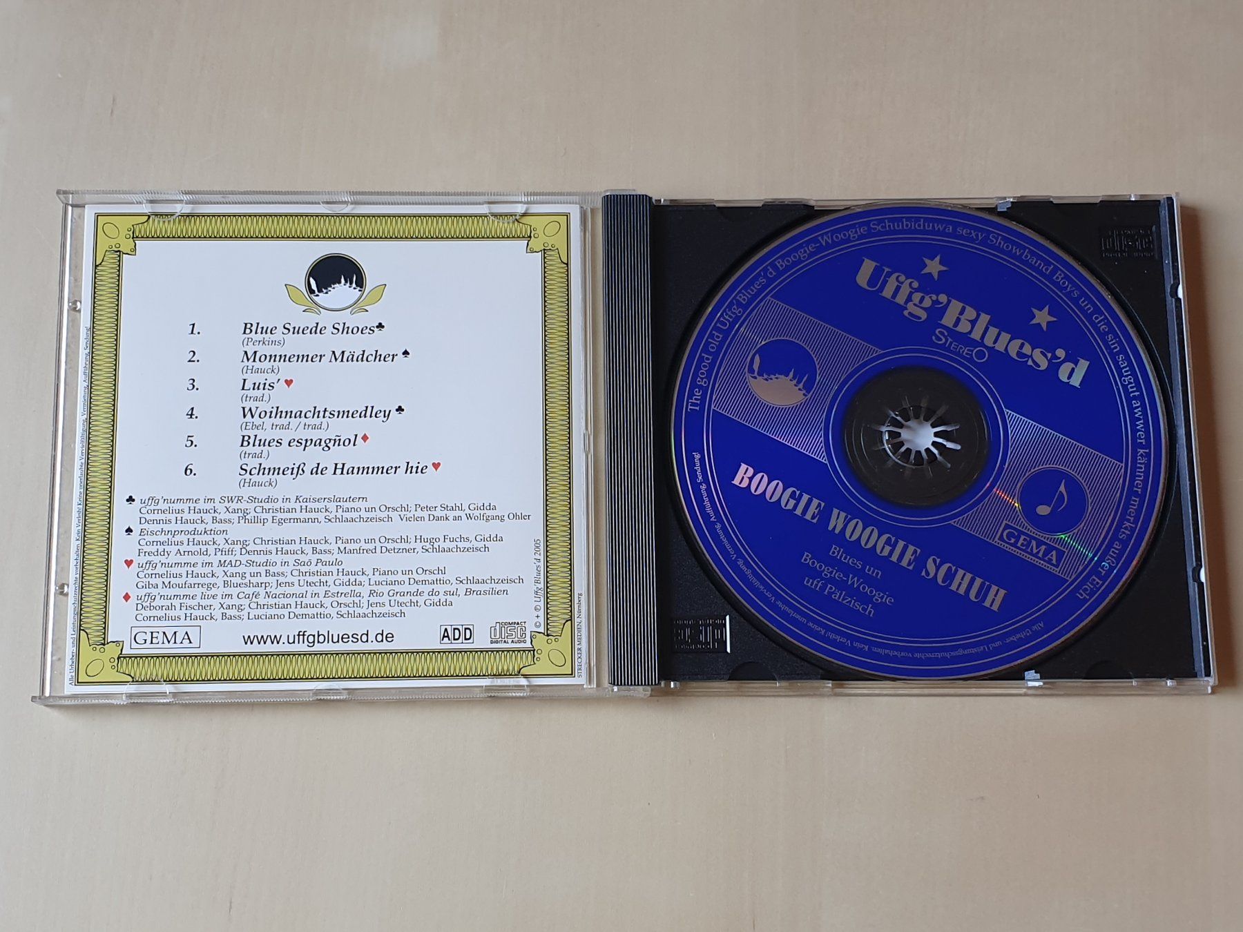 CDs: Boogie Woogie Schuh Uffg'Blues'd – D'occasion à Stansstad par collectorsshop 2