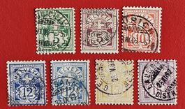 WERTZIFFER 59 61 62 63 VOLLSTEMPEL GENEVE 64 65 84 1882 GEST