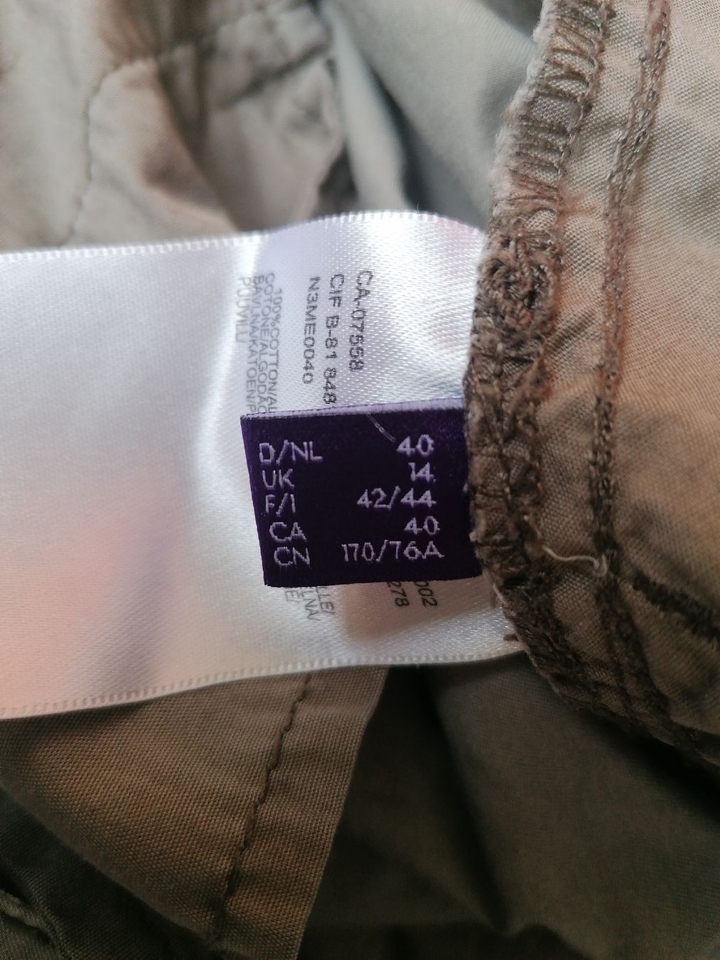 Mexx Pantaloni: MEXX Damen Chino Hose grau Gr. 40 – Usato da Klingnau venduto da vollmond36 3