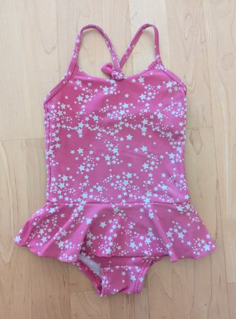Badeanzug pink mit Sternen Grösse 80 guter Zustand