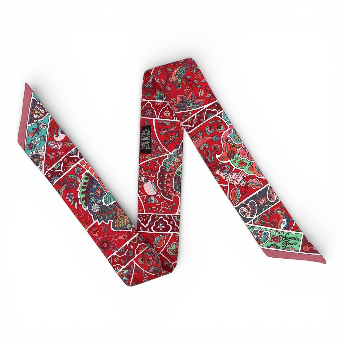 Hermès Foulard & Sciarpe: Hermès Twilly "Au pays des Oiseaux" – Usato da Binningen venduto da Designerlabels 3