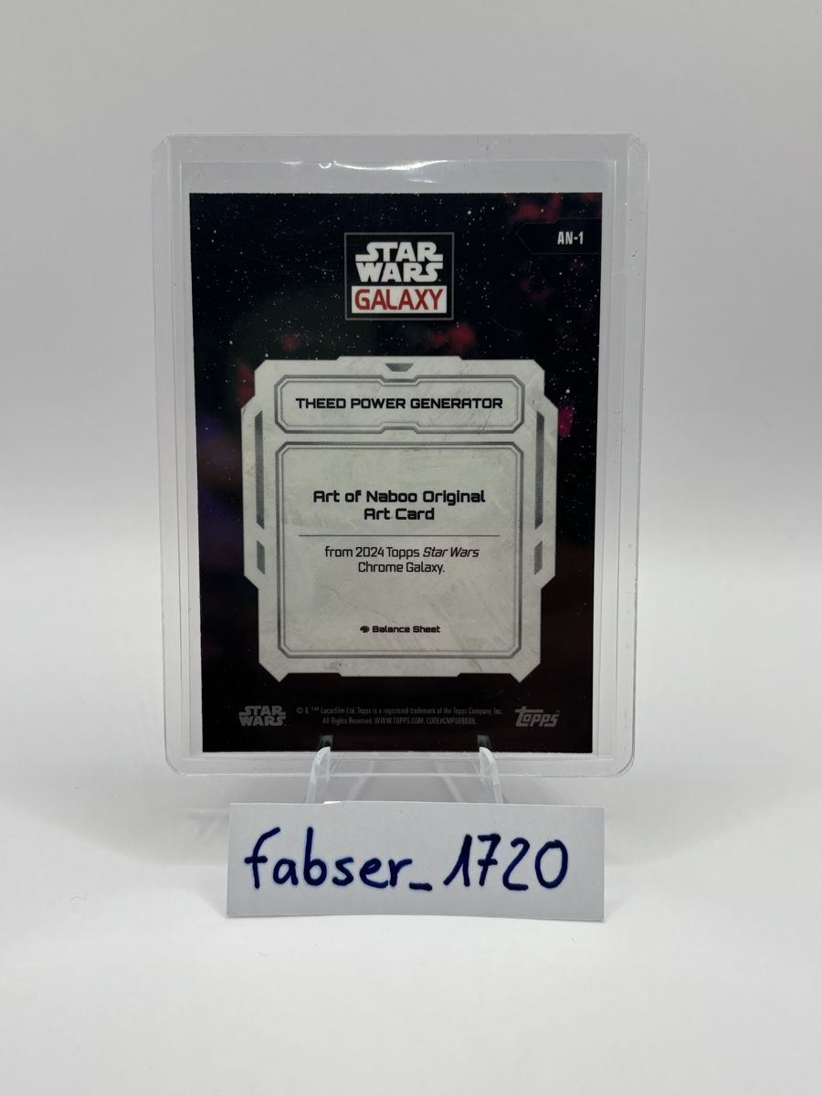 Topps Carte collezionabili: 2024 Topps Star Wars Chrome Galaxy, Theed Power Insert – Nuovo (secondo la descrizione) da Ostermundigen venduto da fabser_1720 1