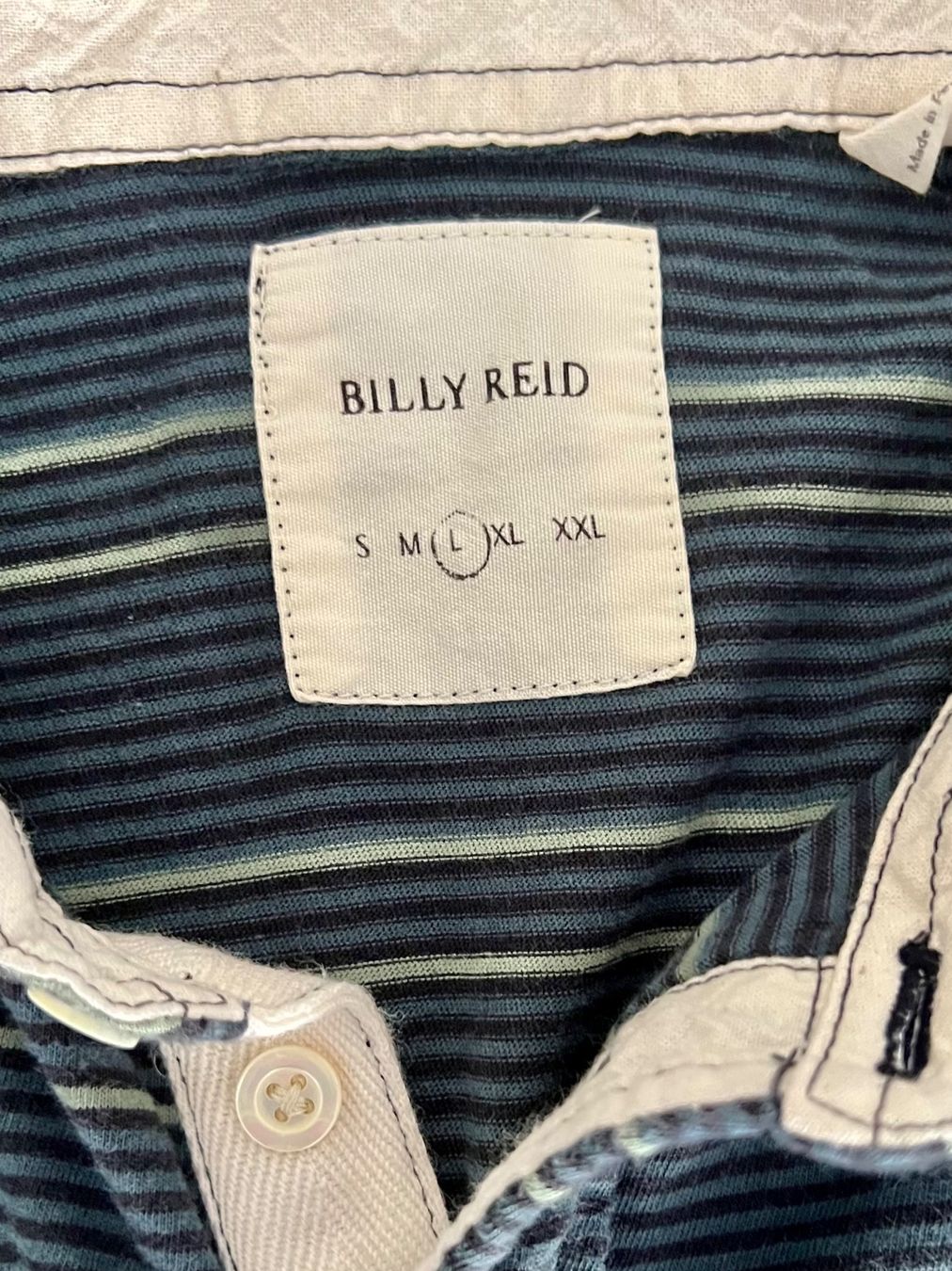 Magliette Polo: Billy Reid Premium Polo gestreift Blau Gr. L – Usato da Rapperswil SG venduto da Keller_Pipo 3