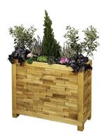 Blumentrog/Hochbeet aus Eiche  FSC 100%   Masse: 98x30xH79cm