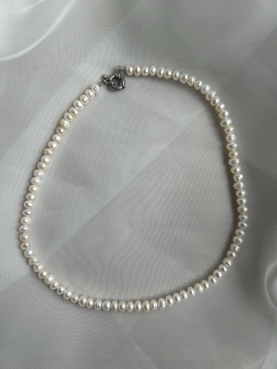 Colliers: Collier de perles d’eau douce vintage- Echte Perlenkette – D'occasion à Basel par Loooooye