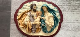 Wunderschöne religiöse Wanddekoration / Relief mit Darstellu