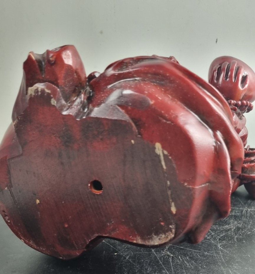 Figuren: Statue Lachender Buddha, Budai oder Hotei, feng shui – Gebraucht aus Flums von Flumsantik 5