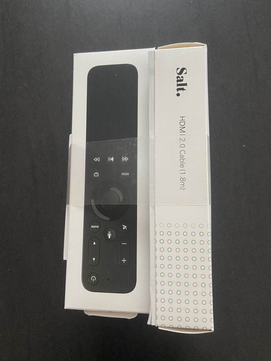 Apple Multimediaplayer & Streamer: Apple TV 4K mit Salt HDMI 2.0 Kabel  – Neu und originalverpackt aus Dielsdorf von lor_j5qt 1