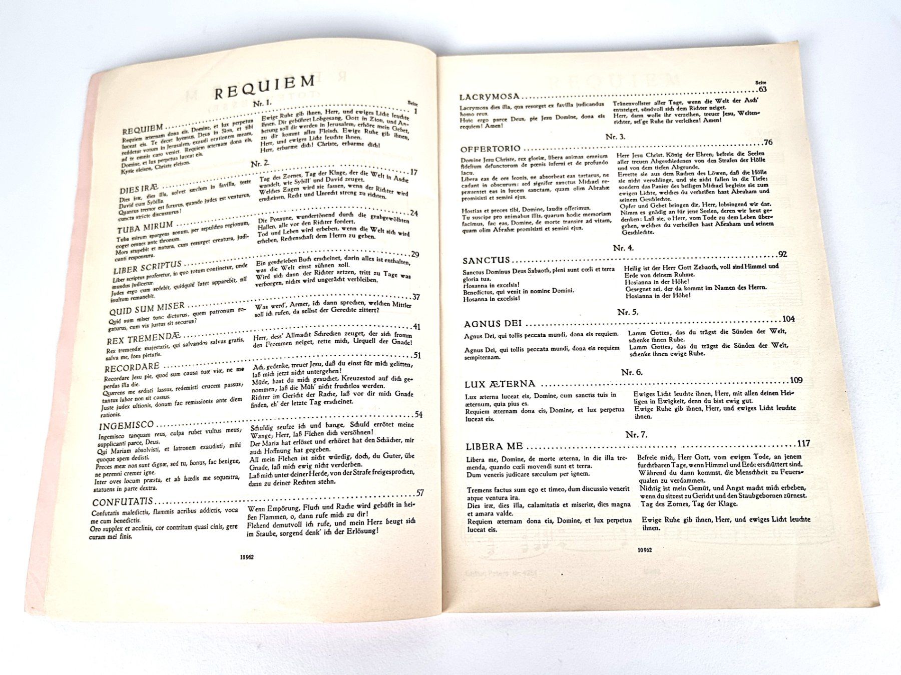 Libri: Notenbuch " Verdi Requiem" – Usato da Urtenen-Schönbühl venduto da Restwert_Schoenbuehl 2