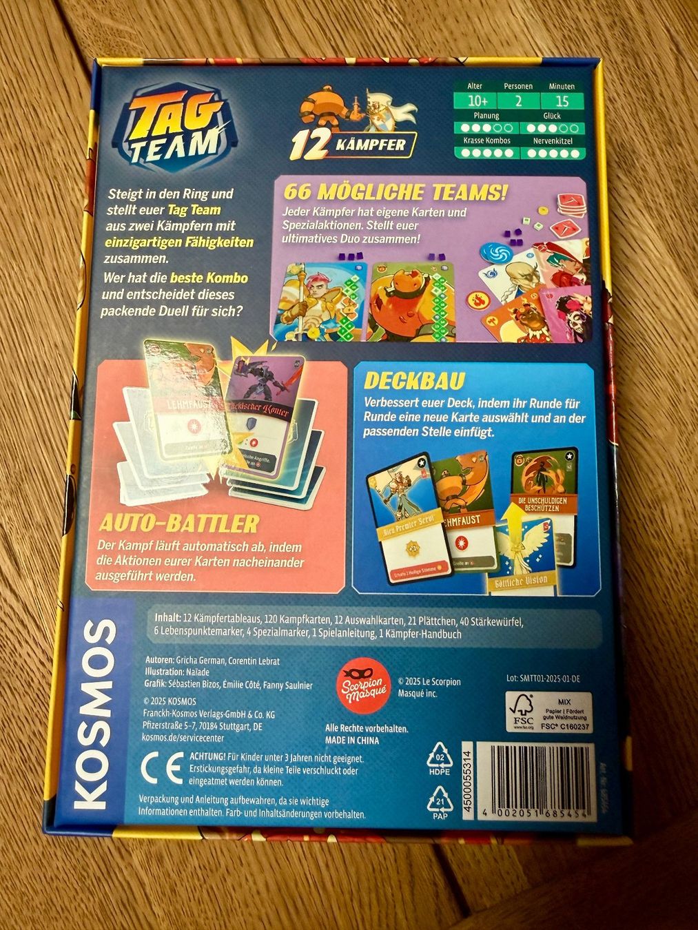 Kosmos Spiele: Tag Team (inkl. Insert) – Gebraucht aus Villigen von chrishacky 1