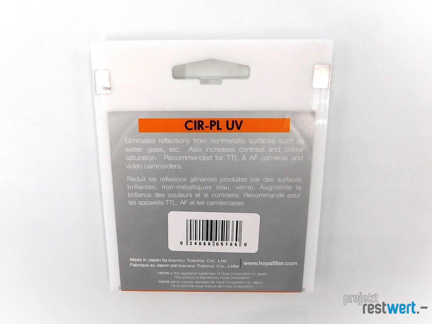 Filtri: HRT Filter 72mm von HOYA – Nuovo (secondo la descrizione) da Bülach venduto da restwert_buelach 1