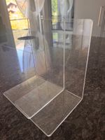 2x Plexiglas Buchstützen