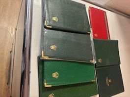 Rolex Portemonnaies, Garantie Etui, Leder wie neu