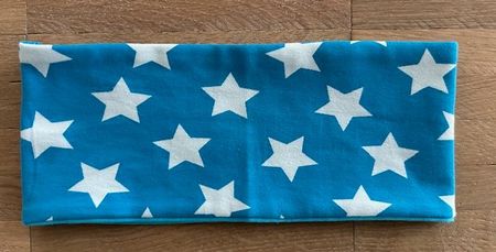Stirnband Sterne hellblau Neu