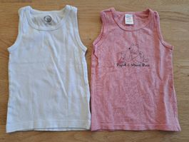 2er Set Unterhemden Gr. 98/104 Winnie Pooh