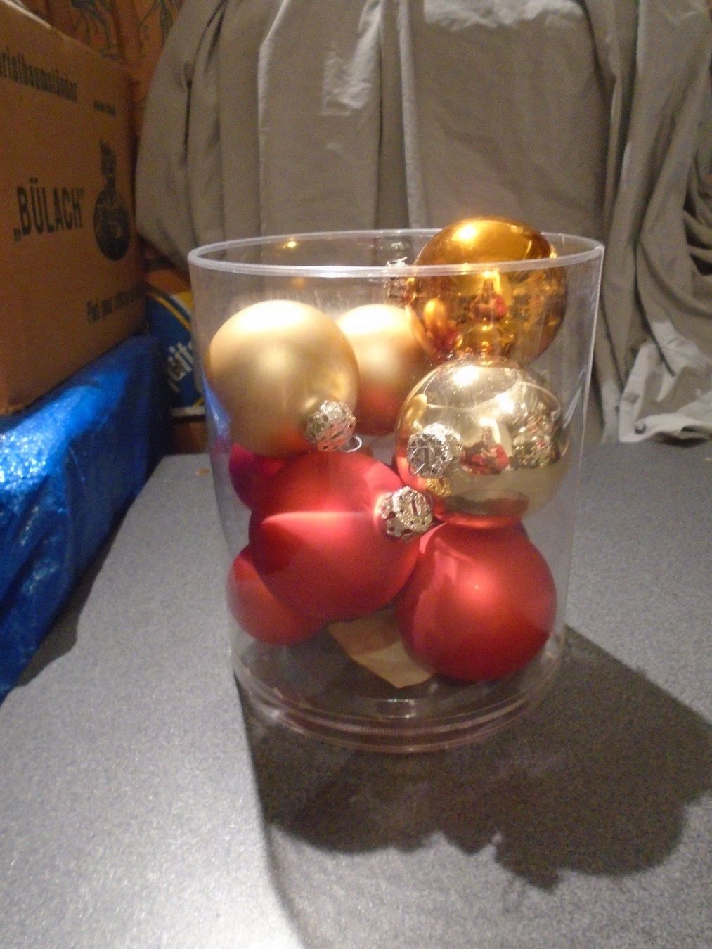 Tutte le decorazioni: Weihnachtskugel 11 Stück, goldfarbig / rot – Usato da Zürich venduto da abraxas1291