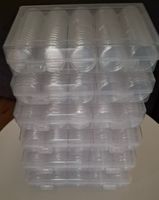 Coffret en plastique pour pièces de monnaie avec100 capsules