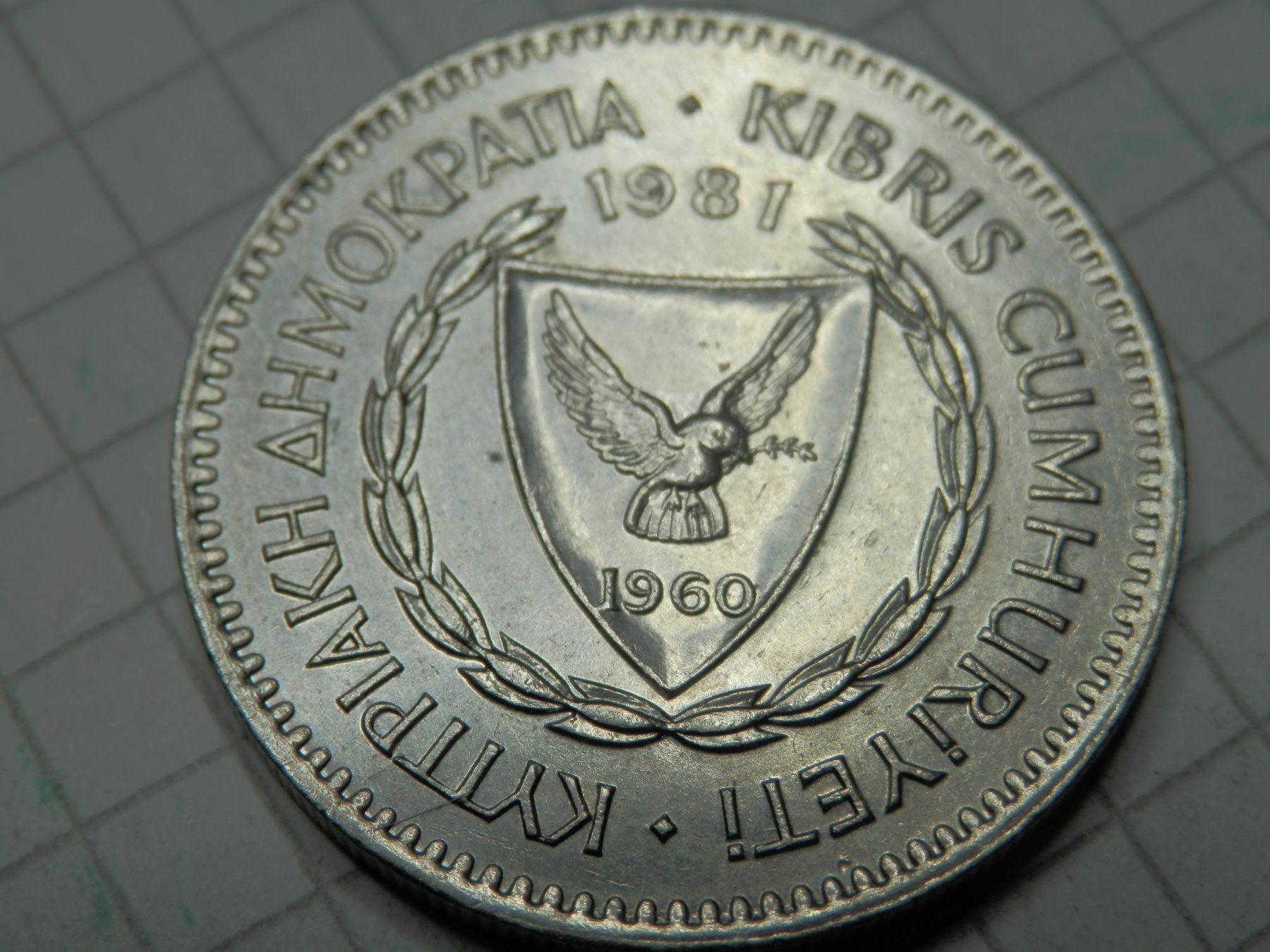 Tutti le monete: Zypern 50 Mils, 1981 neu – Usato da Weiach venduto da weiach81