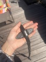 Schwarze Leder Zügel mit Martingalstopper 