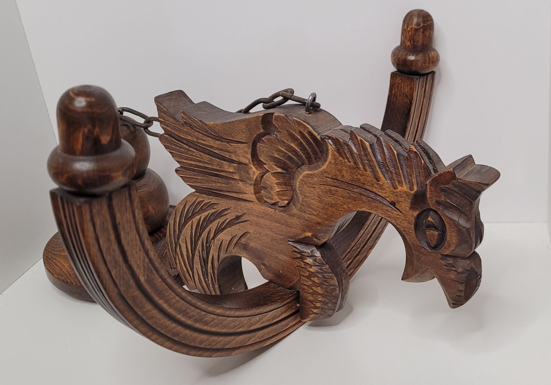 Lampade: Superbe luminaire "coq" sculpté main – Nuovo (secondo la descrizione) da Rocourt venduto da PapyCH 1