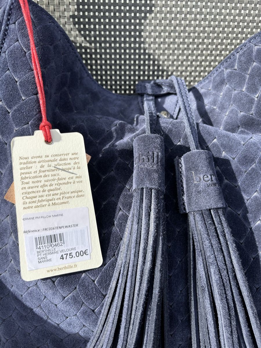 Borse da donna: BERTHILLE - Sac Hobo NEUF Navyblue – Nuovo e nell'imballaggio originale da Chardonne venduto da teenyweeny 2