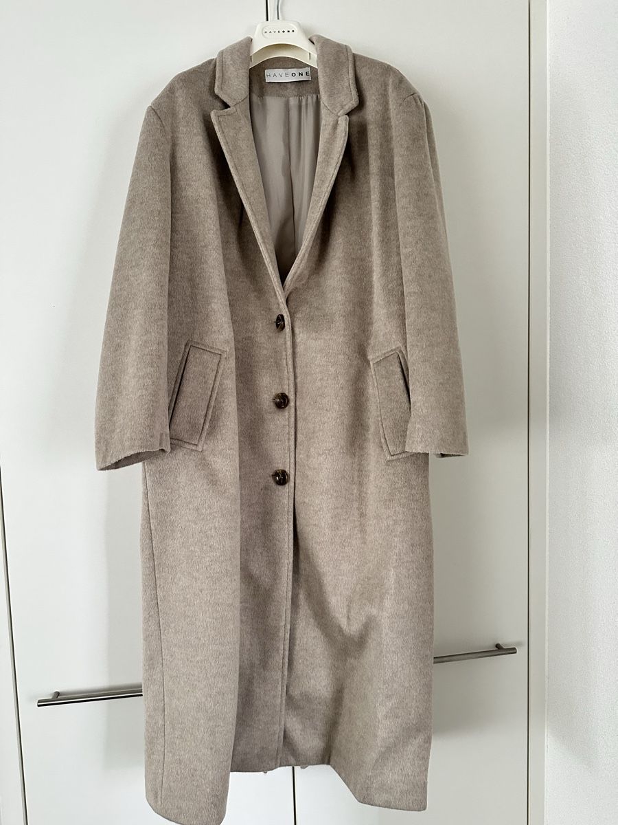 Cappotti: HAVEONE Wollmantel, Beige, Gr. S - Oversize – Nuovo (secondo la descrizione) da Grenchen venduto da ylo_8mlq