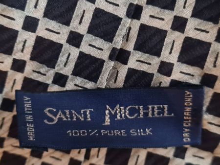 Elegante Saint Michel Seidenkrawatte - Made in Italy