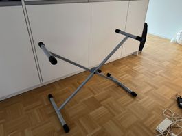 Keyboardständer / Keyboard-X-Ständer (Silber)