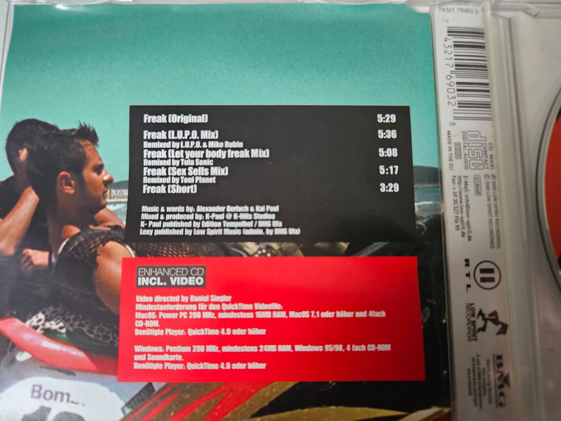 CD: Lexy & K-Paul         Freak – Usato da Liestal venduto da tower01 1