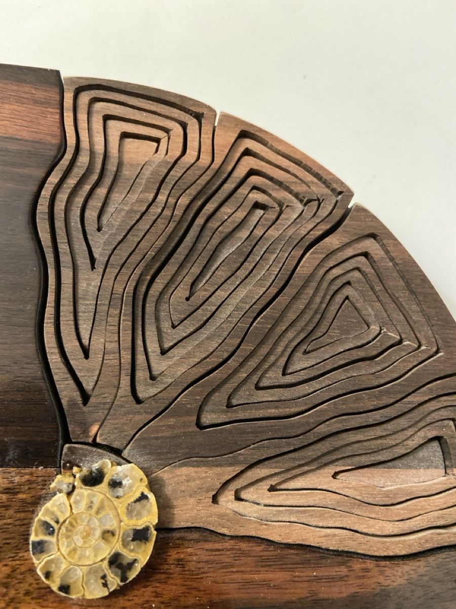 Holzschnitte: Tableau bois sculpture murale Pierre Kuenzi – Gebraucht aus Lausanne von Pascal9999 2