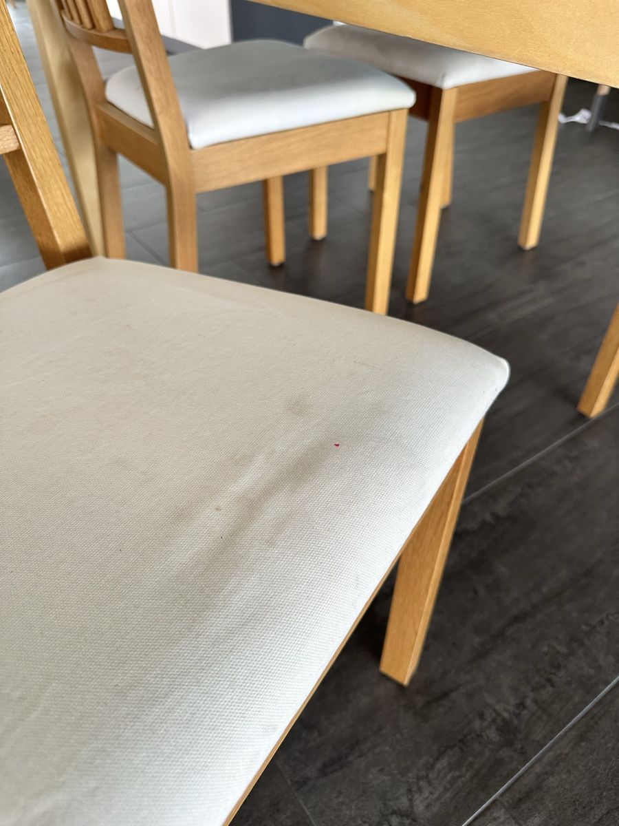 Ikea Set de table et chaises: Extendable Dining Table and Chairs Set Light Wood IKEA – D'occasion à Wilen b. Wollerau par carlos.casals 3