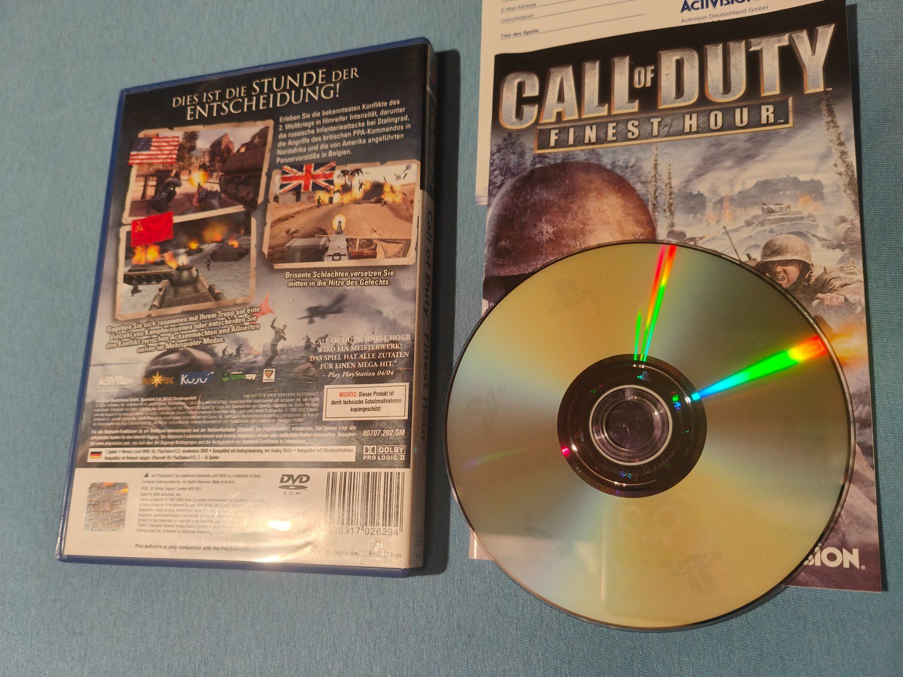 Sony Spiele: Call of Duty Finest Hour PS2 – Gebraucht aus Dietikon von Migi_97D 1