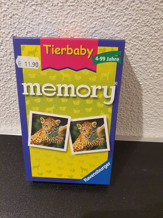 Ravensburger Tierbaby Memory - Merkspiel Für Kinder Ab 4 Jahren