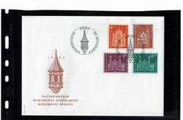 Sonderbriefmarken Schweiz FDC 4.2.1963 Baudenkmäler