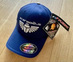 Neue Flexfit Scarabeus Cap, Mütze (Reitsport) Gr. S/M blau