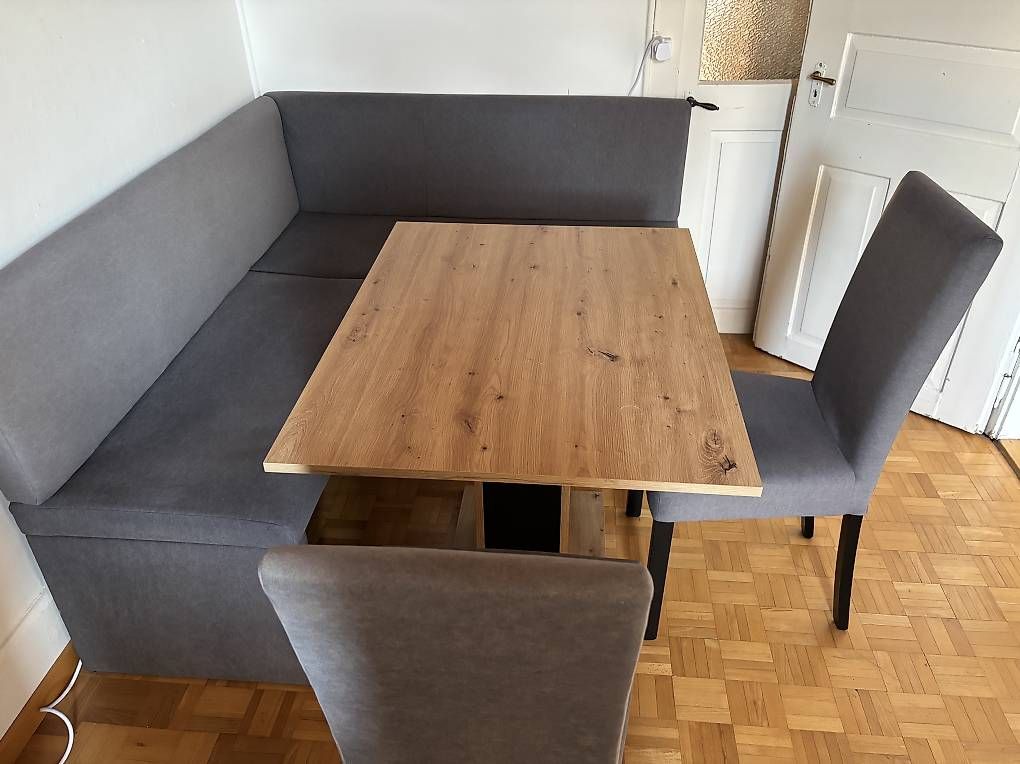 Tischset: Modernes Esszimmer-Set mit Eckbank & 2 Stühlen – Gebraucht aus St. Gallen von mav_h8nm 1
