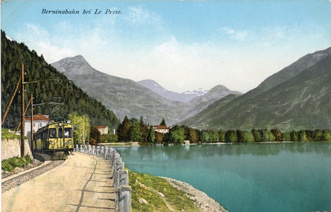 Cartes postales: Le Prese   GR   -    BERNINA - BAHN – D'occasion à Brig par Valcards54
