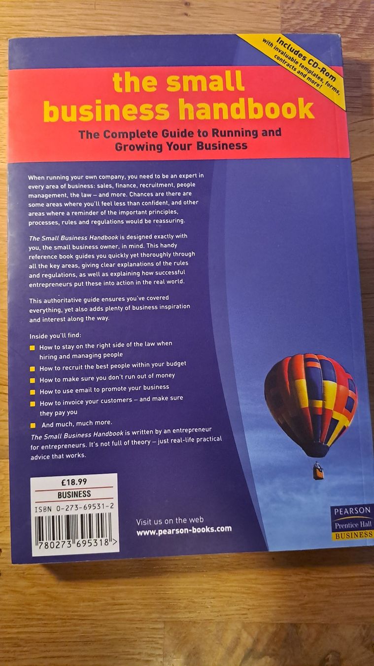 Libri: The Small Business Handbook - Steve Parks – Usato da Rieden AG venduto da Werkstattlaedeli 1