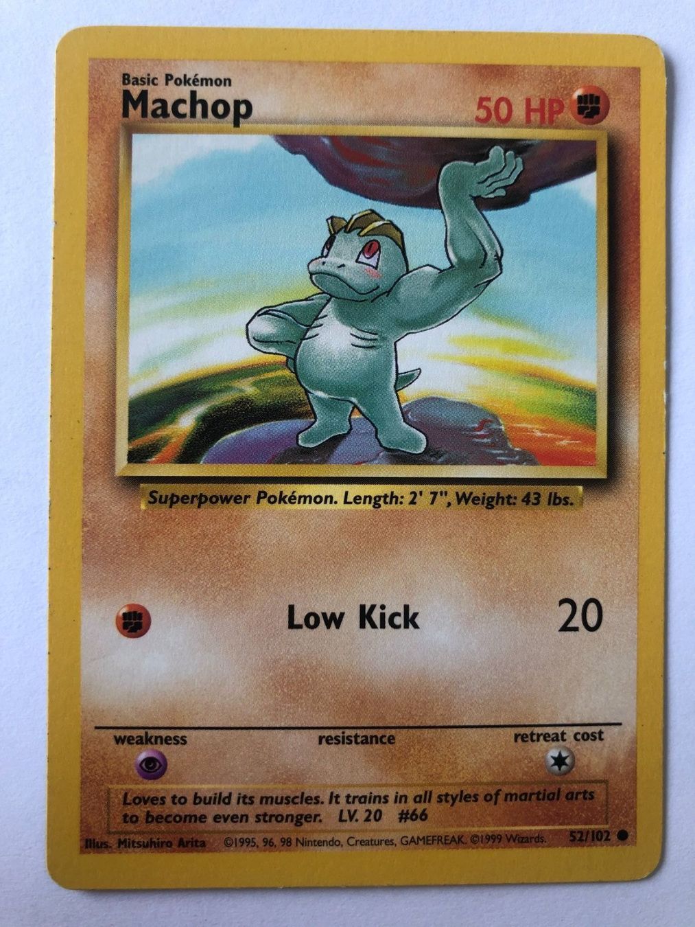 Pokémon Carte collezionabili: Machop - Base Set - Pokemon – Usato da Nussbaumen AG venduto da Bika-Shop