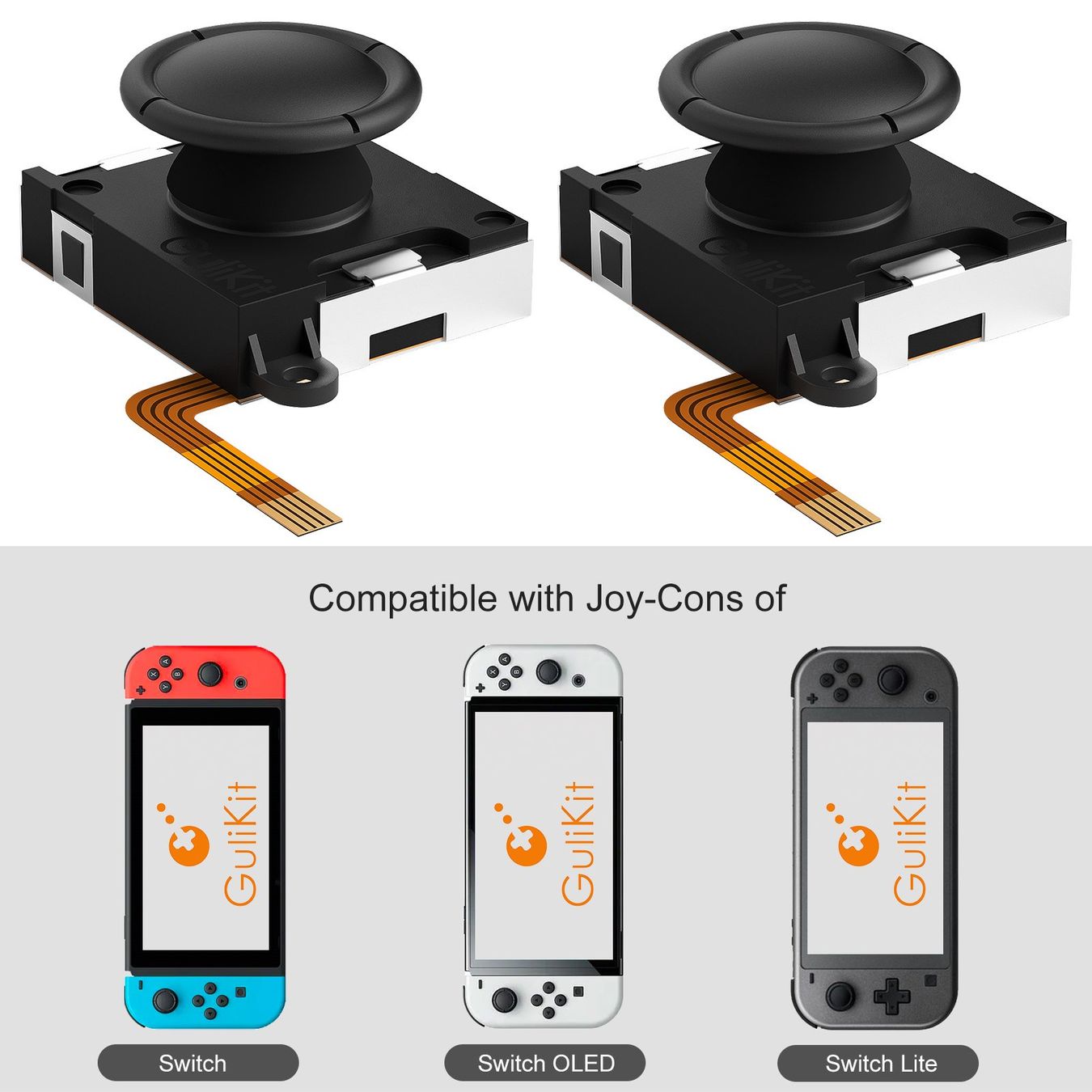 Controller: GuliKit Nintendo Switch Joycon Joystick Kit Reparaturkit – Nuovo e nell'imballaggio originale da Romanshorn venduto da pfimex 8
