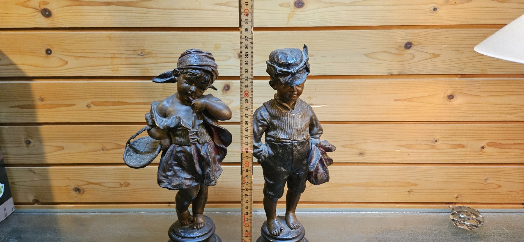 Statuette: Antike Bronzefiguren Kinderpaar – Usato da Bözberg venduto da L-G 2