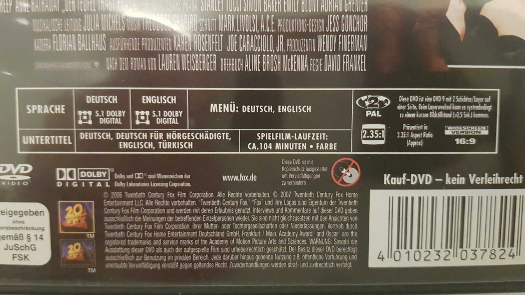 Tutti i DVDs: DVD Der Teufel trägt Prada – Usato da Oetwil am See venduto da fineli2 1