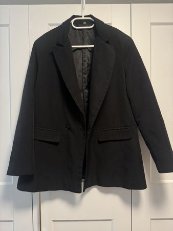 Schicker Blazer in Schwarz, Gr. L