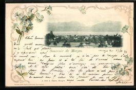 AK Morges, Teilansicht, 1899