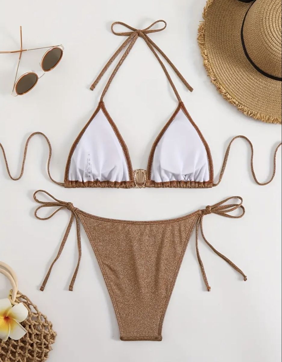 Costumi da bagno & Bikini: Glitzer Bikini Gr.S - Neu - Gratis Versand - Sommer – Nuovo e nell'imballaggio originale da Gockhausen venduto da van_82kh 2