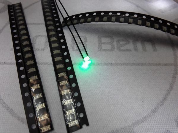 Componenti elettronici: LED SMD 1206, smaragdgrün, 50Stk – Nuovo (secondo la descrizione) da Luzern venduto da Salefactory 1
