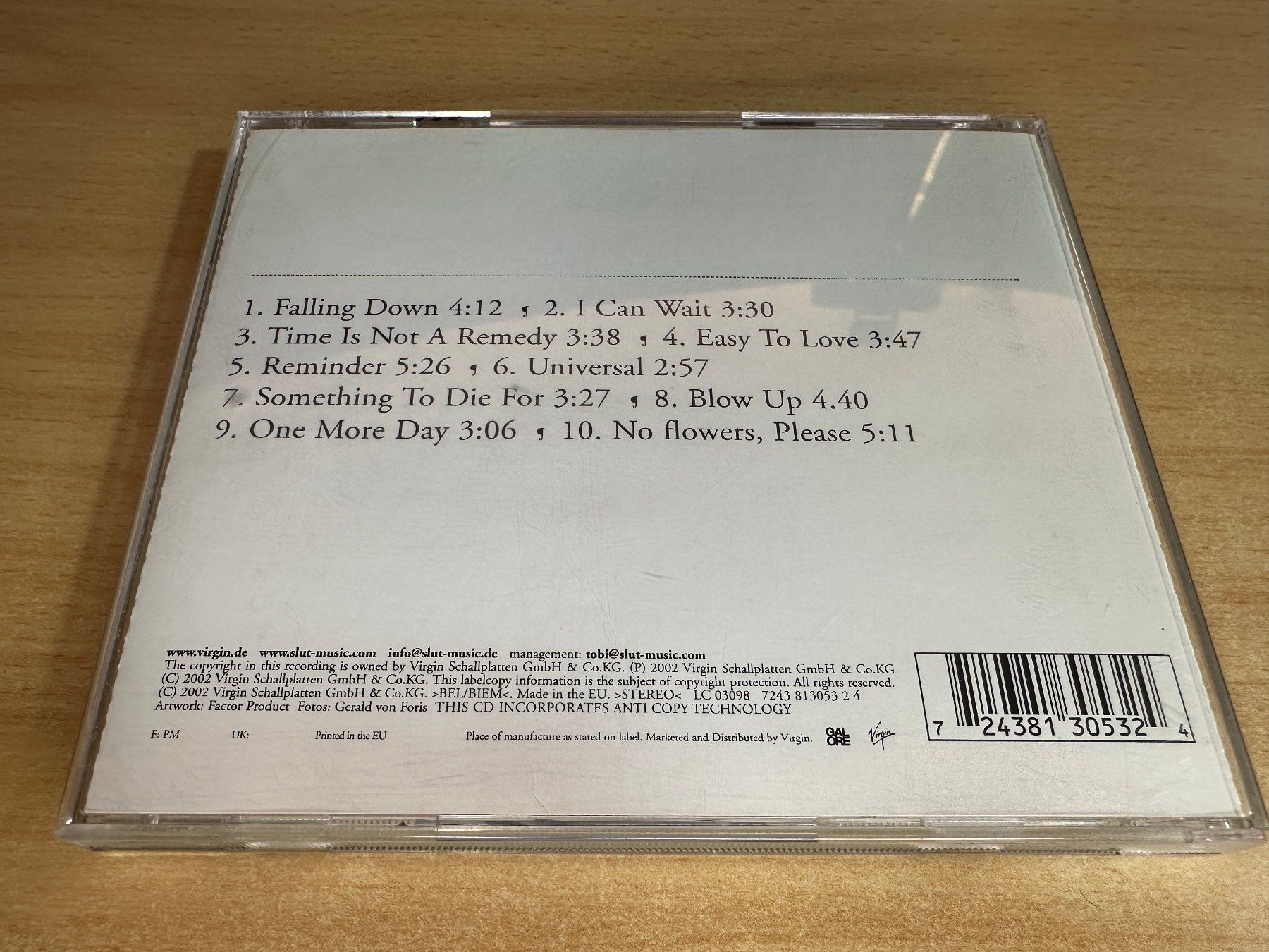 CD: F8 Slut – Nothing Will Go Wrong – Usato da Rikon im Tösstal venduto da Alpenmutz 1