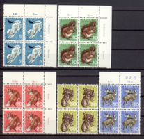 1966, Pro Juventute, Viererblöcke **